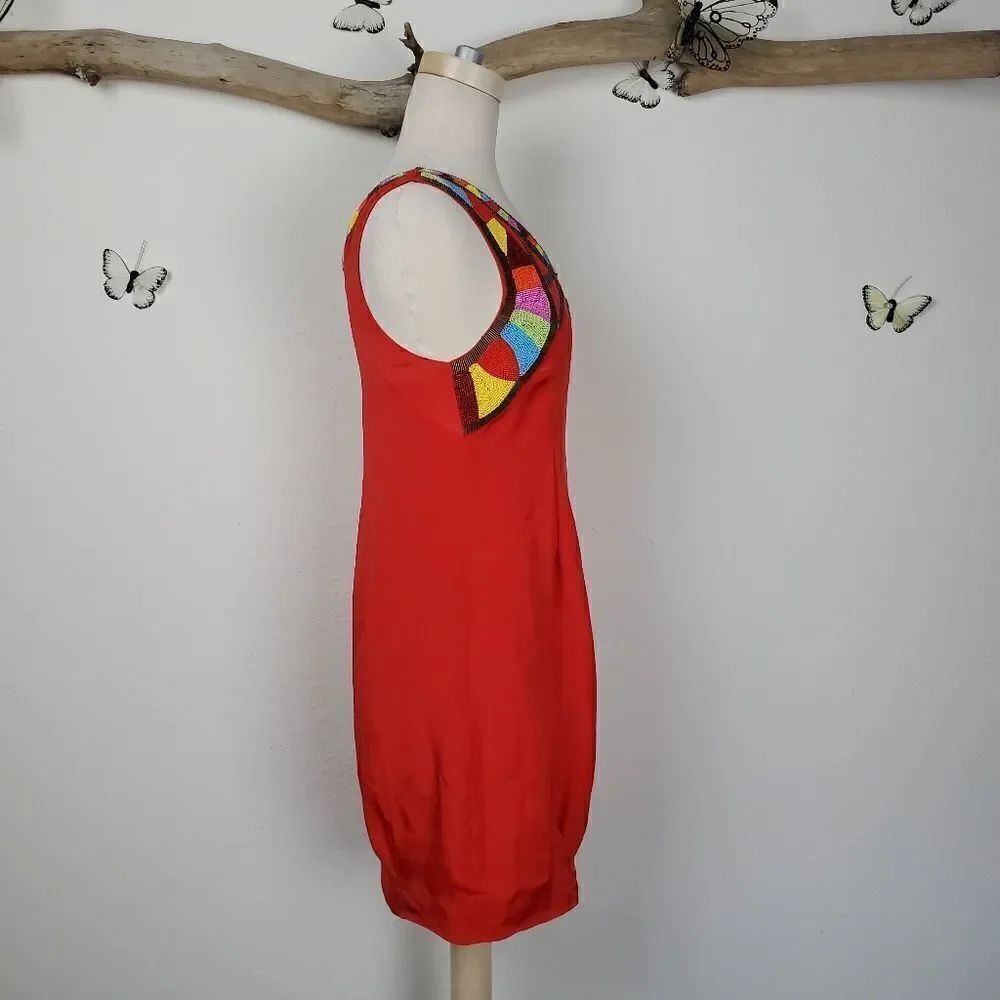 Yoana Baraschi beaded red dress - Picture 5 of 8